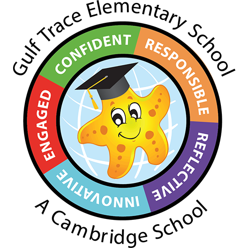 Gulf Trace Elementary school logo