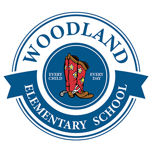Woodland Elementary school logo